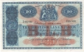 British Linen Bank 20 Pounds, 20. 1.1953
